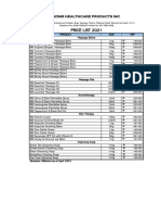 HDMR - Consignment - Price List 2021