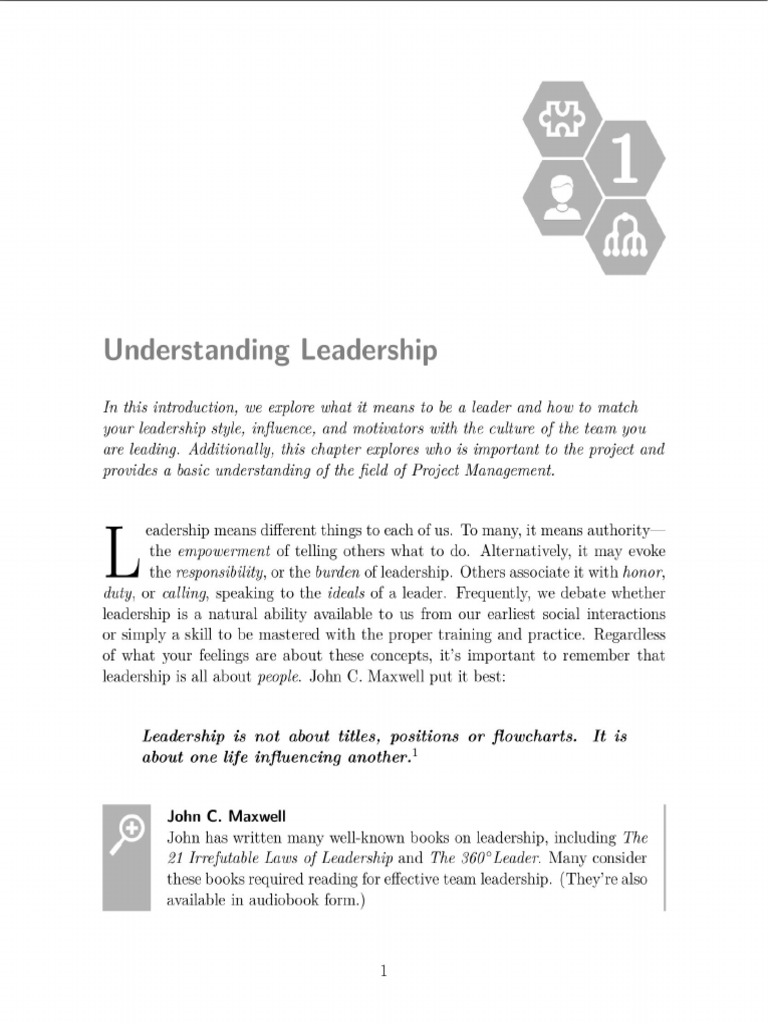 Project - Team - Leadership - and - Communication Ch1 | PDF