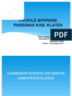 PROFIL PAMSIMAS KABUPATEN KLATEN