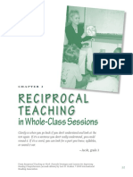 Reciprocal Teaching: in Whole-Class Sessions