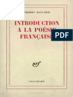 Intro A La Poesie Francaise