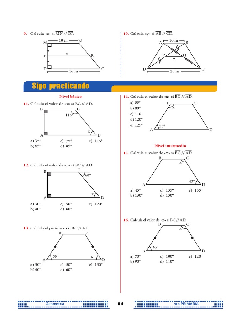 Cuadriláteros Trapecio y Trapezoide SP PDF