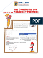 2nd Week Operations of Natural Numbers and Decimals Operaciones de Números Naturales y Decimales