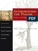 Interpreting The Psalms Issues and Approaches