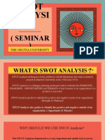 SWOT Analysis Guide for Healthcare Seminar