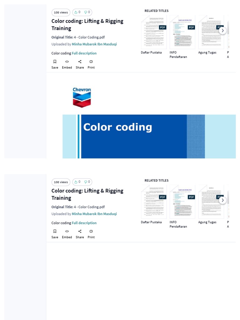 PDF Color Coding Lifting Amp Rigging Training Compress PDF