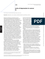 Symposium Article: Psychological Aspects of Depression in Cancer Patients: An Update