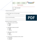 FICHA DE REPORTE Comunicación Martes 17