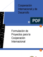 Formulación de Proyectos para La Cooperación Internacional