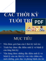 Các Thời Kỳ Tuổi Trẻ