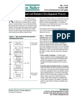 Idea Assessment and Business Development Process: File C5-02 October 2009 WWW - Extension.iastate - Edu/agdm