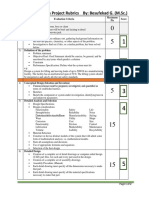 Rubrics For Machine Design