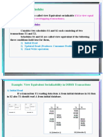 View Equivalent Schedule in DBMS