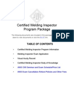 CWI AWS-CWI Application Form