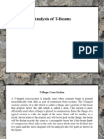 Analysis of T Beams