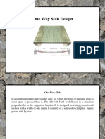 One Way Slab Design