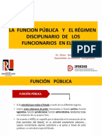 La Función Pública y El Regimen Disciplinario de Los Funcionarios en El Perú