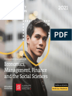 Economics, Management, Finance and The Social Sciences: Undergraduate Programmes in