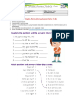 GUIA 3 Interrogativa Con Verbo To Be