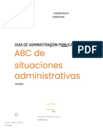 Guía de Administración Pública - ABC de Situaciones Administrativas - Versión 2