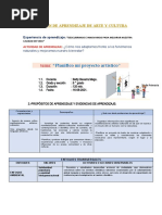 Sesión de Arte y Cultura 4to Grado | PDF | Aprendizaje | Dibujo