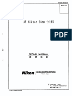 Nikon AF Nikkor 24mm f2.8 D Repair Manual