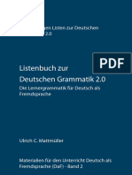1-Deutsche Grammatik 20 - Listenbuch