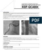 XIDF-QCA804: Quantitative Coronary Analysis & Quantitative Vessel Analysis Software