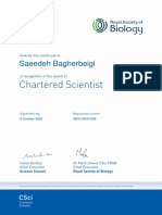 Chartered Scientist (CSci)
