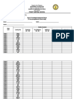 Ponot Central School: School Consolidated Assessment Report (To Be Accomplished by School Head)