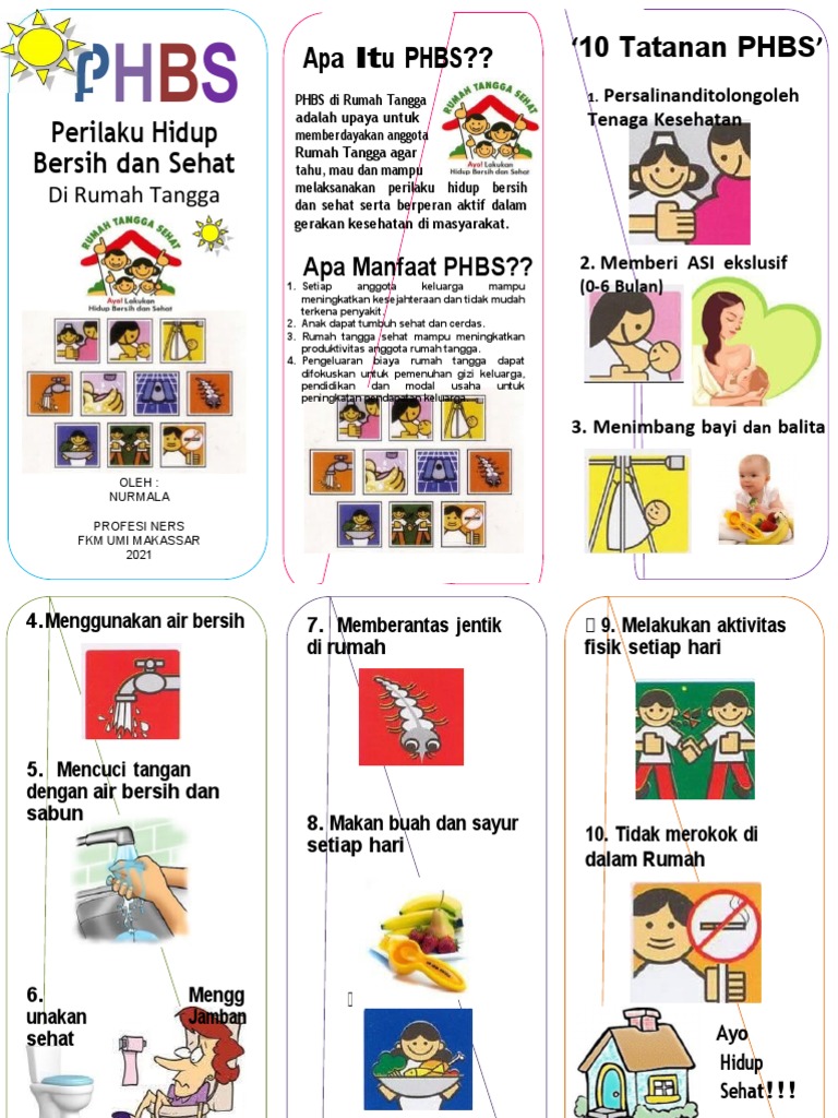 Leaflet Phbs Rumah Tangga Pdf