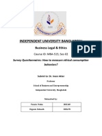 Legal & Ethics Questionnaires