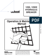 Operation & Maintenance Manual: 1250, 1250X Hydraulic Breaker