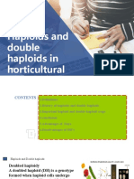 Applications of DH's in plant breeding and genomics