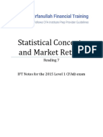 R07 Statistical Concepts and Market Returns IFT Notes