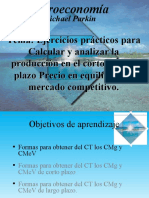 Tema 1.3 Ejercicios Prácticos para Calcular El Precio de Equilibrio de Mercado Competitivo