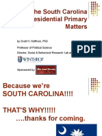 Why The South Carolina Presidential Primary Matters