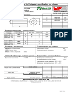 Spezifikation Für Freigabe / Specification For Release: We-Afb Lfs Ferrithülse We-Afb Lfs Axial Ferrite Beads