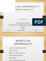 Abnormalities of Refraction 2 2021