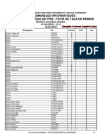 Bordereau de Prix Et Remise-Liste Des Besoins