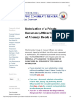 Philippine Consulate Requirements For Notarization