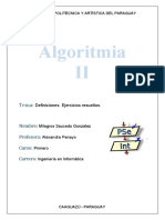 Algoritmia II