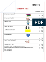 LET'S GO 1 Midterm Test Questions