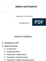 Lecture 20 - Introduction To PID Control