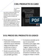 Si El Precio Del Producto Es Caro