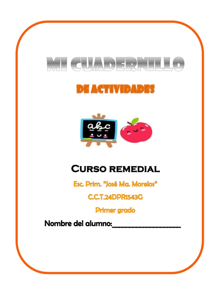Cuadernillo de Actividades para 1er Grado | PDF