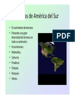 Biomas de América Del Sur