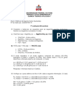 1 avaliação - Matheus E S Guimarães