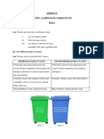 Lesson 17 Waste - Garbage In, Garbage Out Day 1 Q1. What Is Waste? Ans. Wastes Are Materials or Substances That