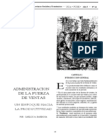 Articulo Boleting Administración de Fuerza de Ventas